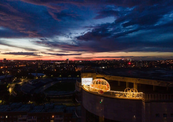 Вид на Sky Love сверху