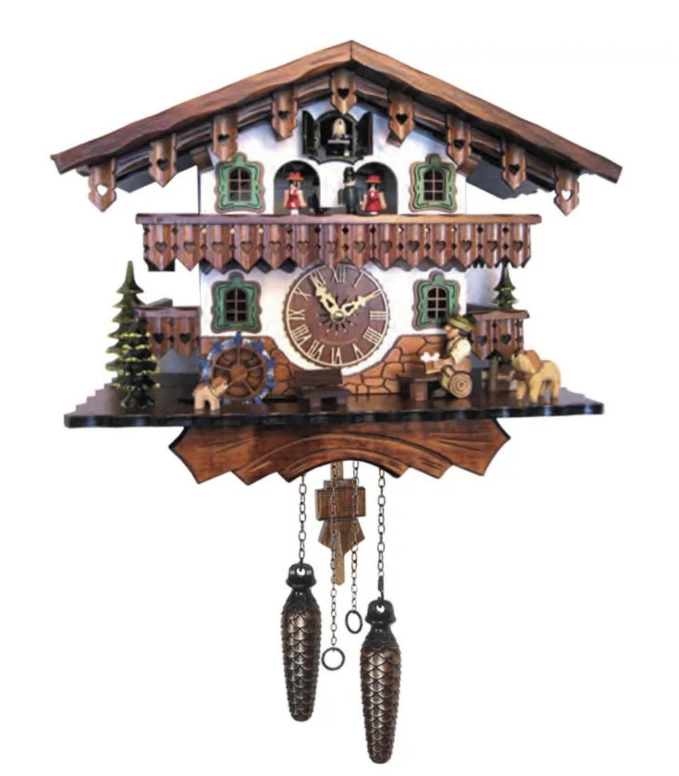 Часы с кукушкой, она не даст забыть про время!
