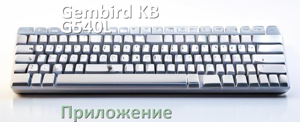 
Приложение для Gembird KB-G540L для настройки подсветки