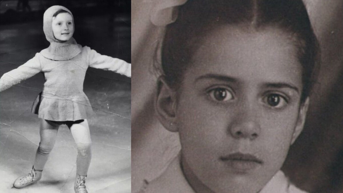    Ирина Роднина в детстве