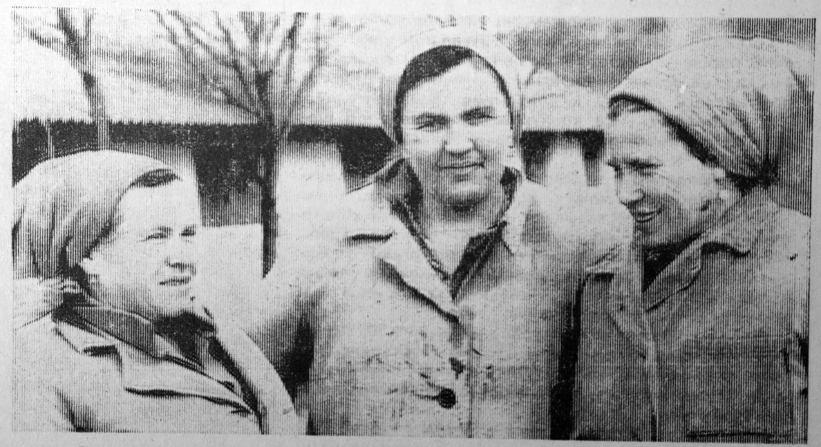 Клавдия Васильевна Глущенко, Тамара Григорьевна Амосова и Вера Ивановна Козлова