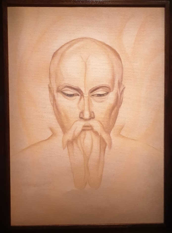 Борис Алексеевич Смирнов-Русецкий Портрет Николая Рериха, 1983