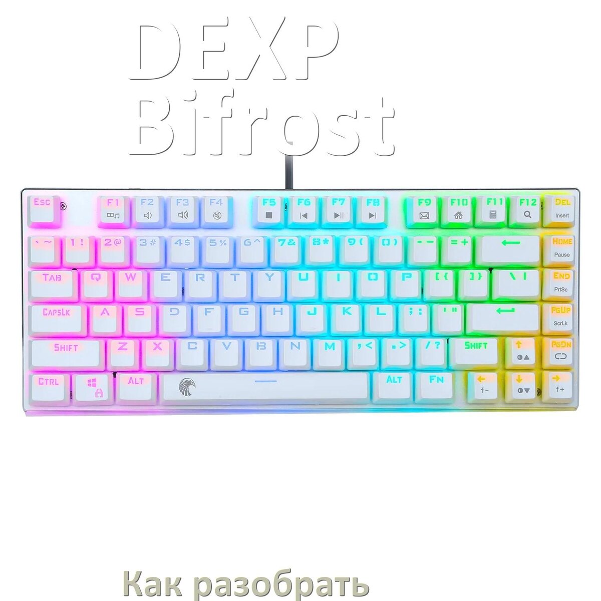 
Как разобрать клавиатуру DEXP Bifrost и почистить