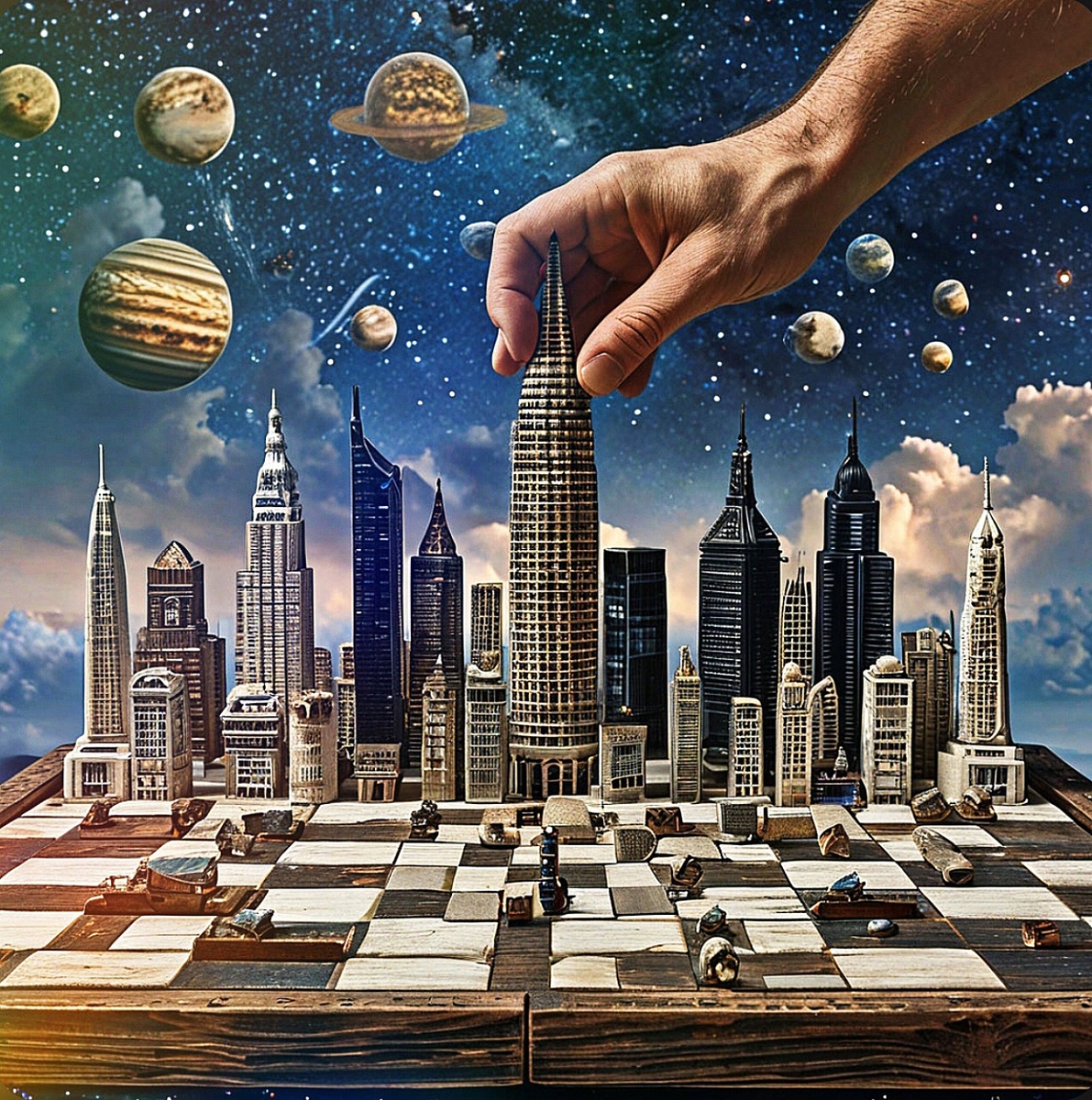 Так я с помощью нейросети проиллюстрировала, как история постепенно проигрывает современности... (© Анна, «Маяк энерджайзера»)