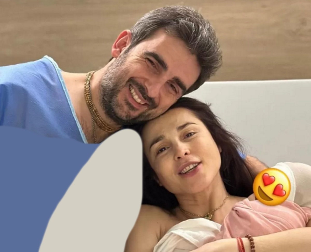 Сати Казанова с мужем Стефано Тиоццо и дочкой. Фото: соцсети