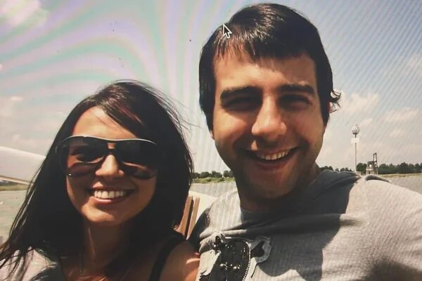    Иван Ургант с женой. Фото: соцсети