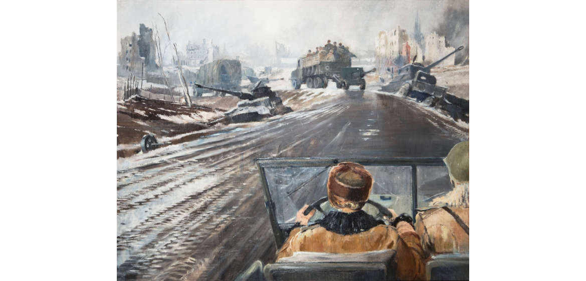 Ю. Пименов. Фронтовая дорога. 1944