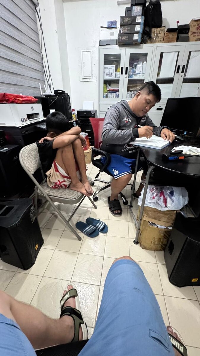 Фото мелкого преступника