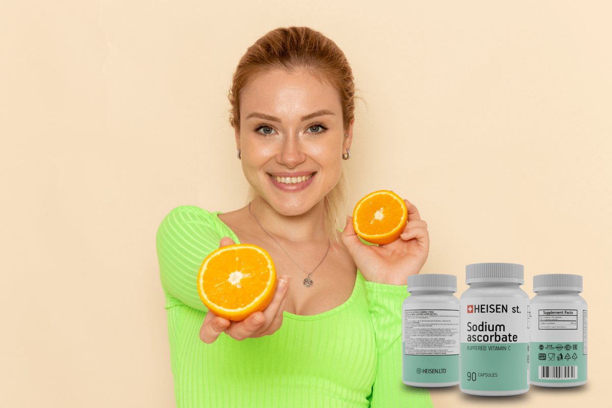    Аскорбат натрия 900 мг – Буферизированный Витамин C HEISEN st Омаров Михаил