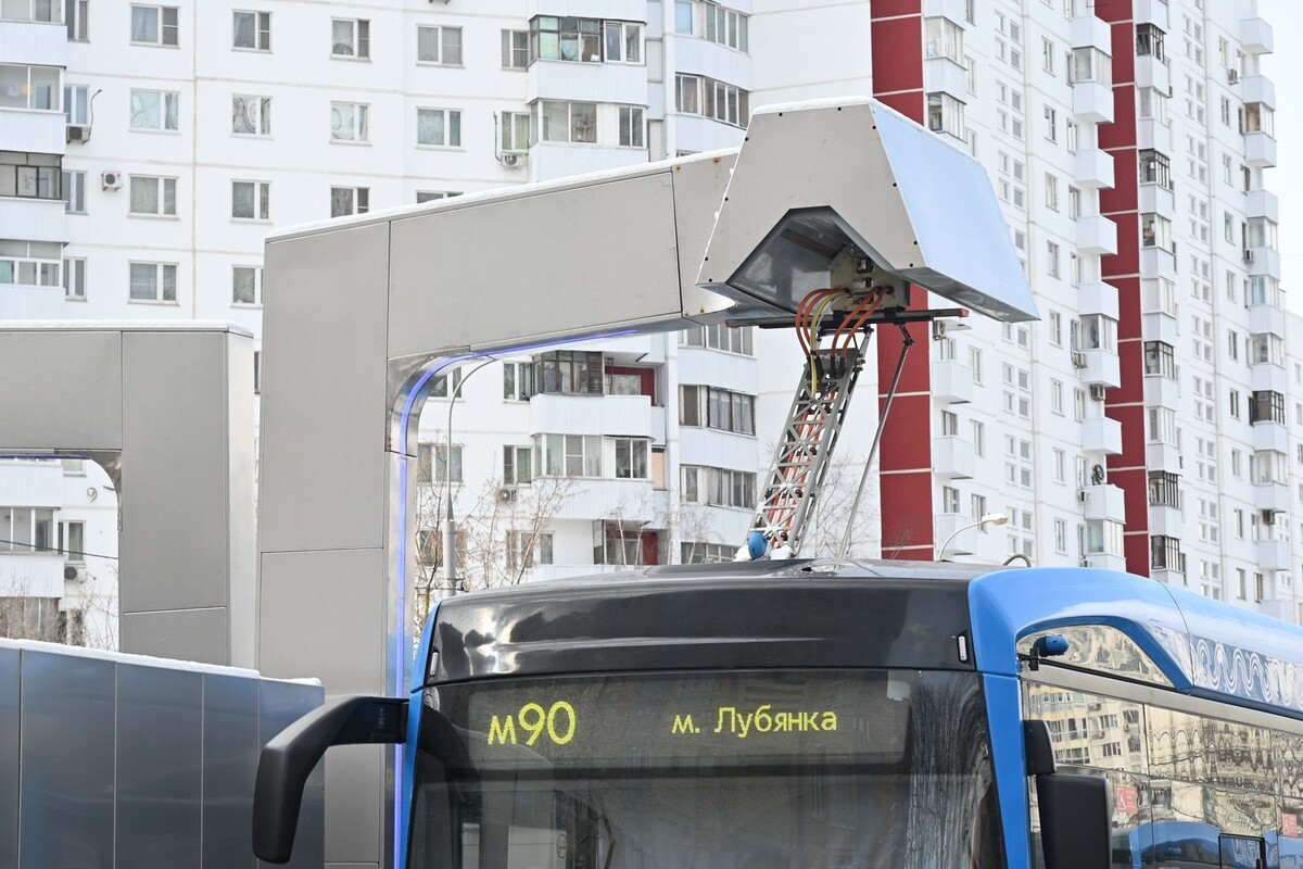    В Москве расширили сеть станций зарядки для электробусов