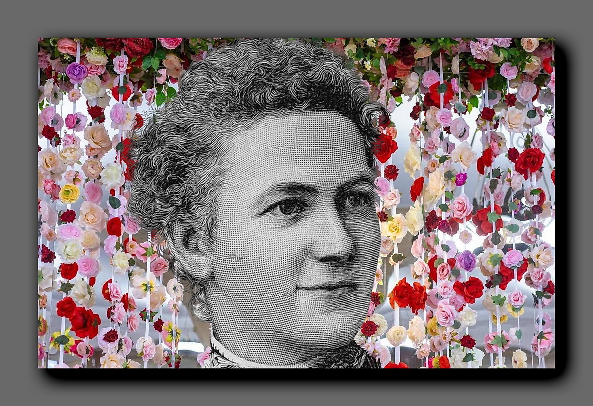 Клара Цеткин. Коллаж автора