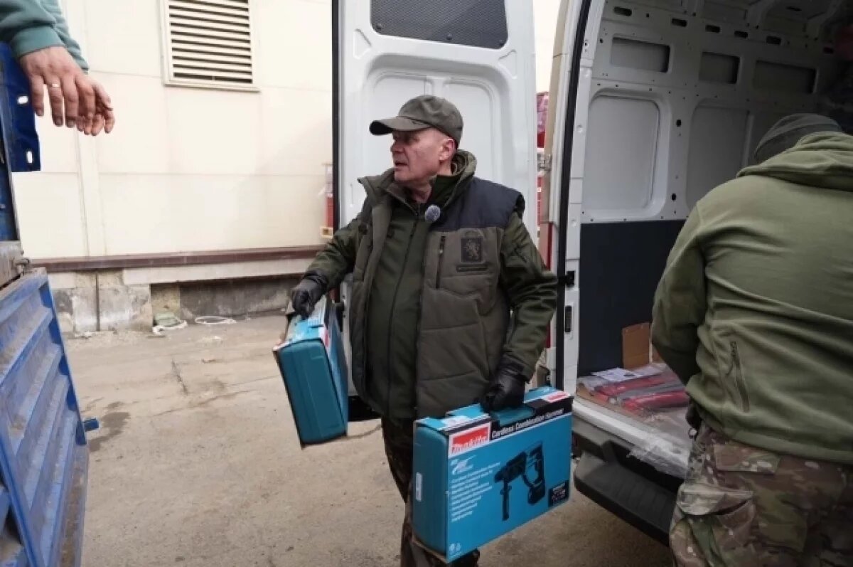    Мэр Красноярска Владислав Логинов съездил в ЛНР и передал гуманитарный груз