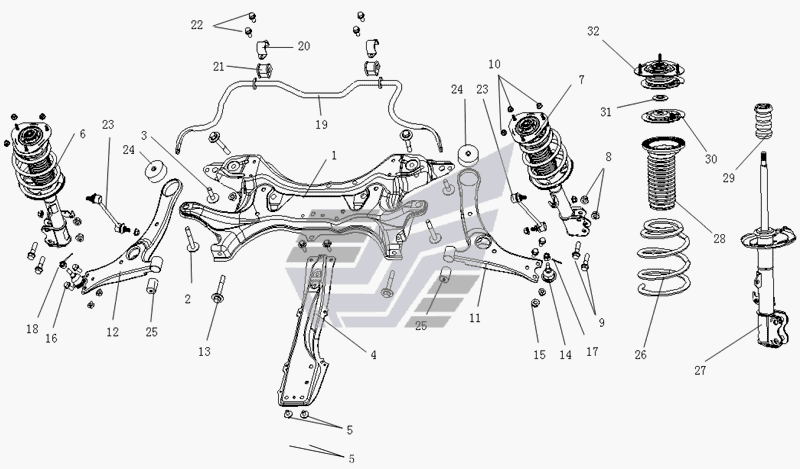 передняя подвеска
