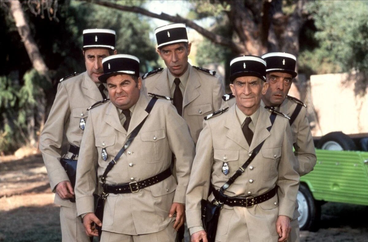 фото из фильма "Жандарм из Сен-Тропе"