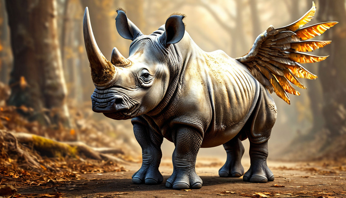 Сказочный носорог