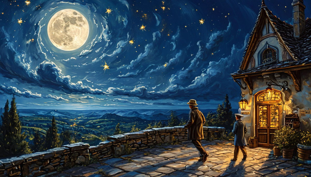 Сапожник в свете луны