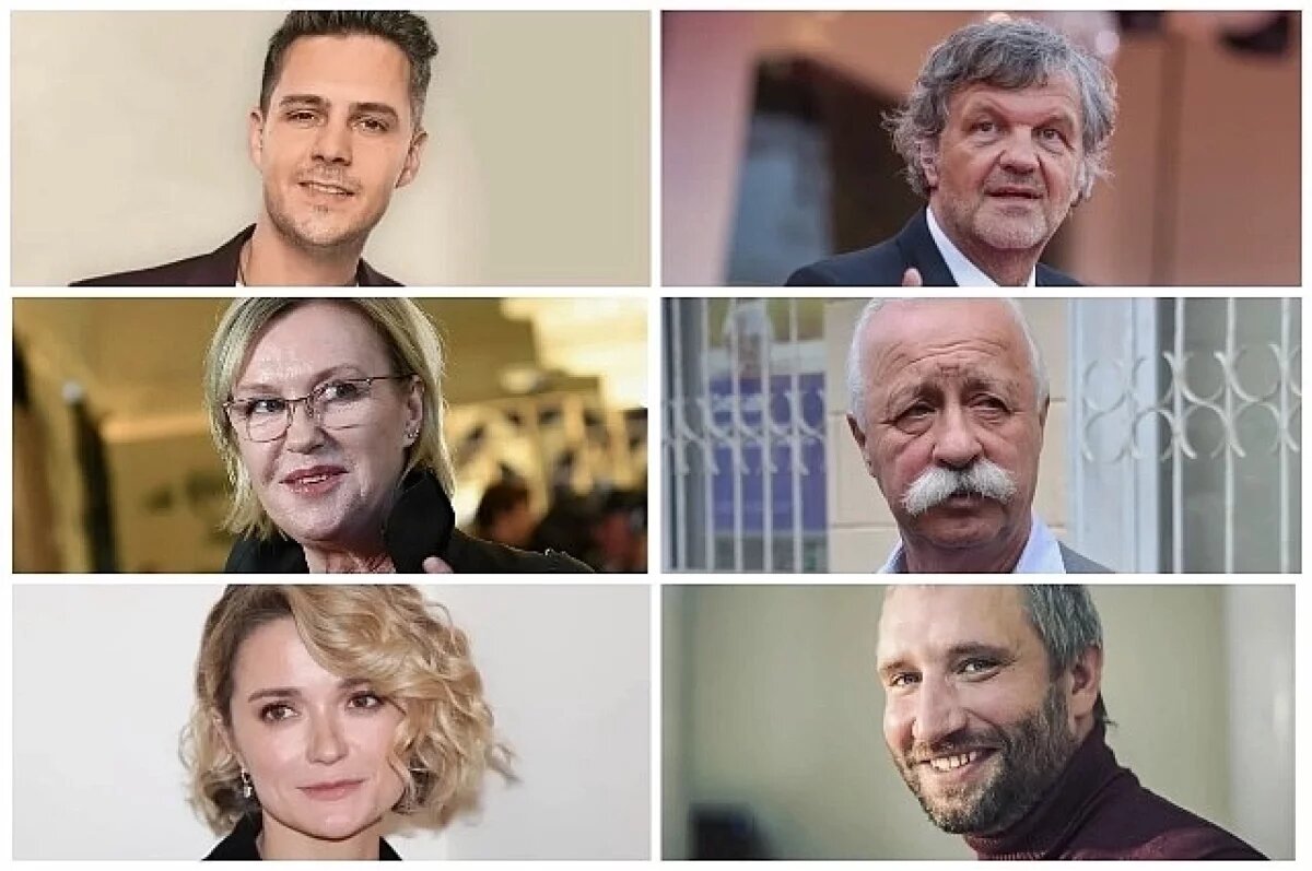    Милош Бикович, Эмир Кустурица, Ирина Розанова, Леонид Якубович, Надежда Михалкова, Юрий Быков.