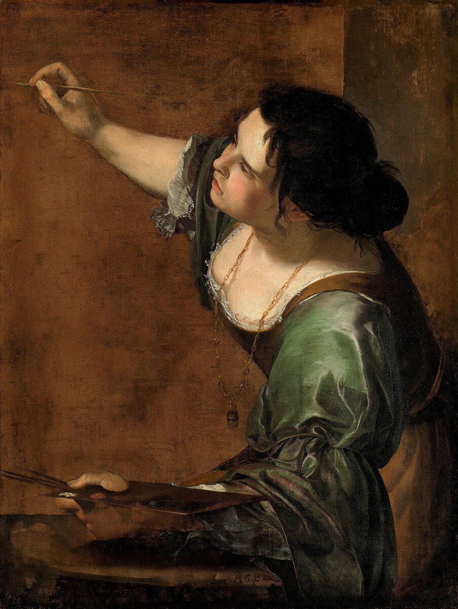 Артемизия Джентилески – «Автопортрет в Образе Аллегории Живописи»