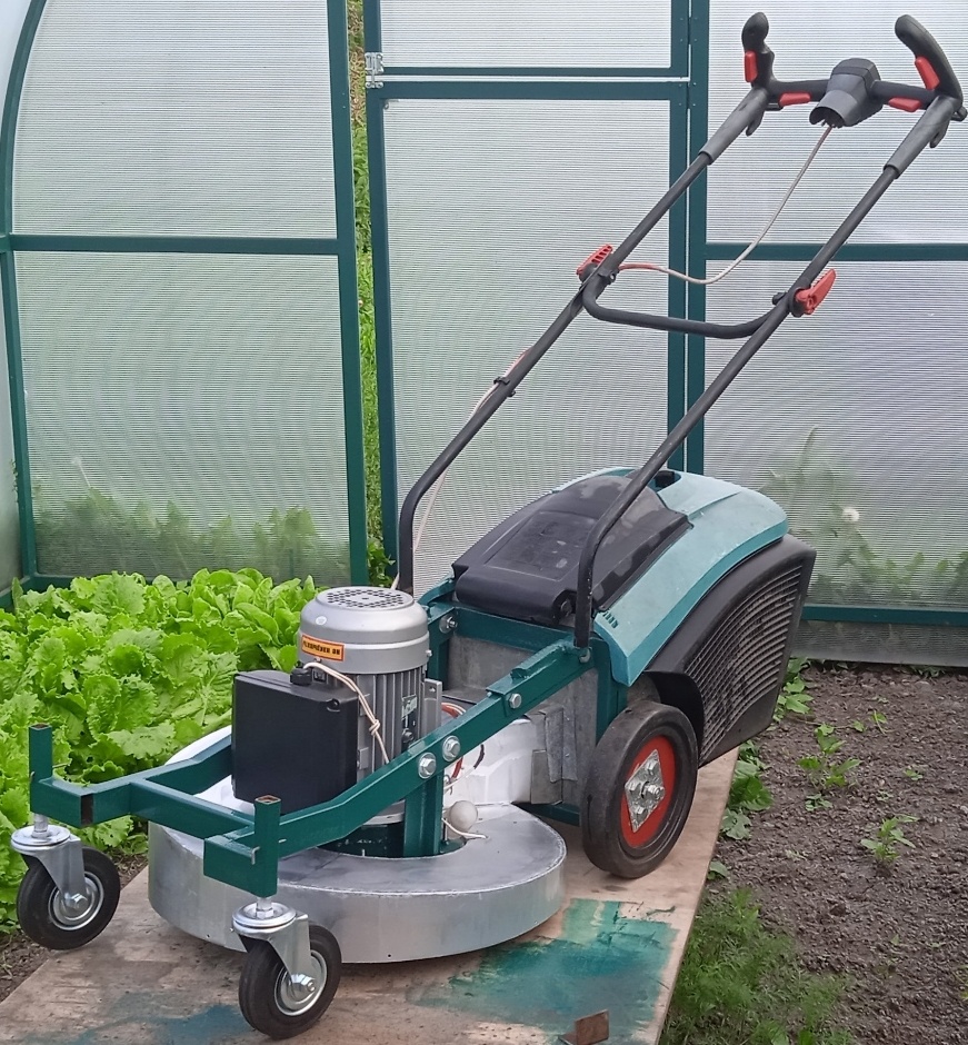 Газонокосилка своими "Handmade" руками без бампера.