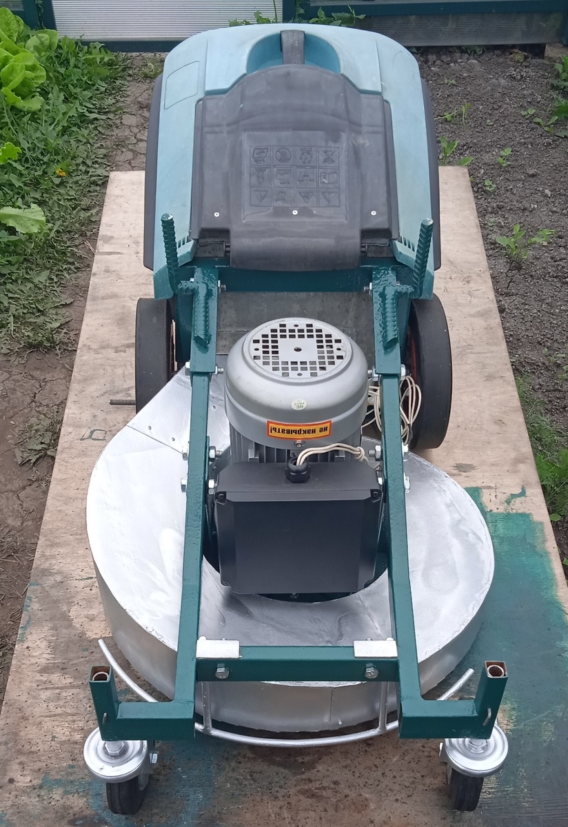 Газонокосилка своими руками с бампером.