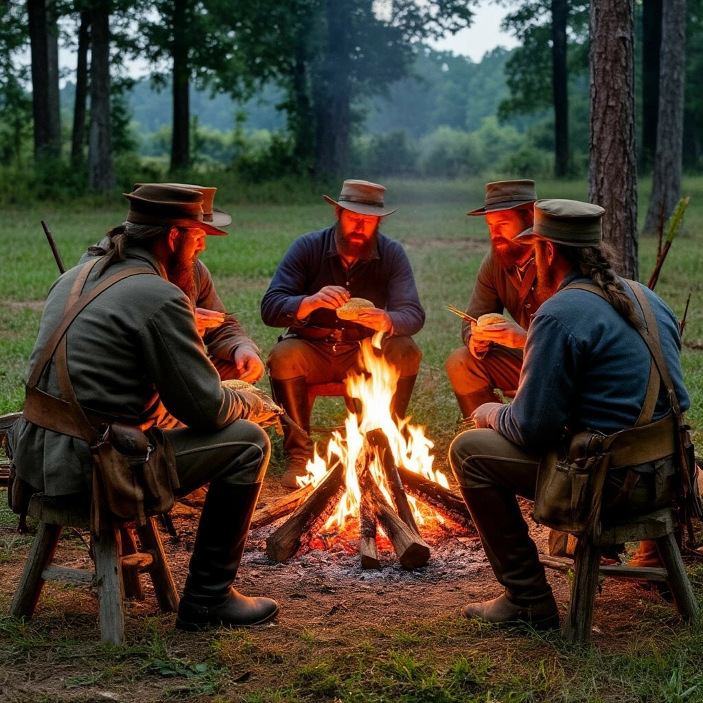 Конфедераты у костра