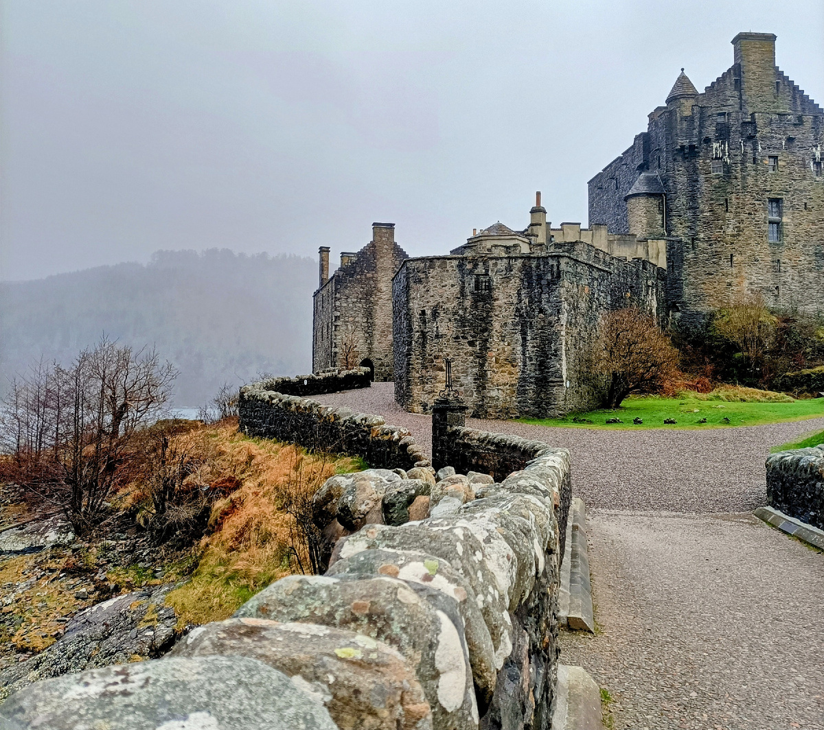 Замок Eilean Donan.Шотландия. Фото автора.