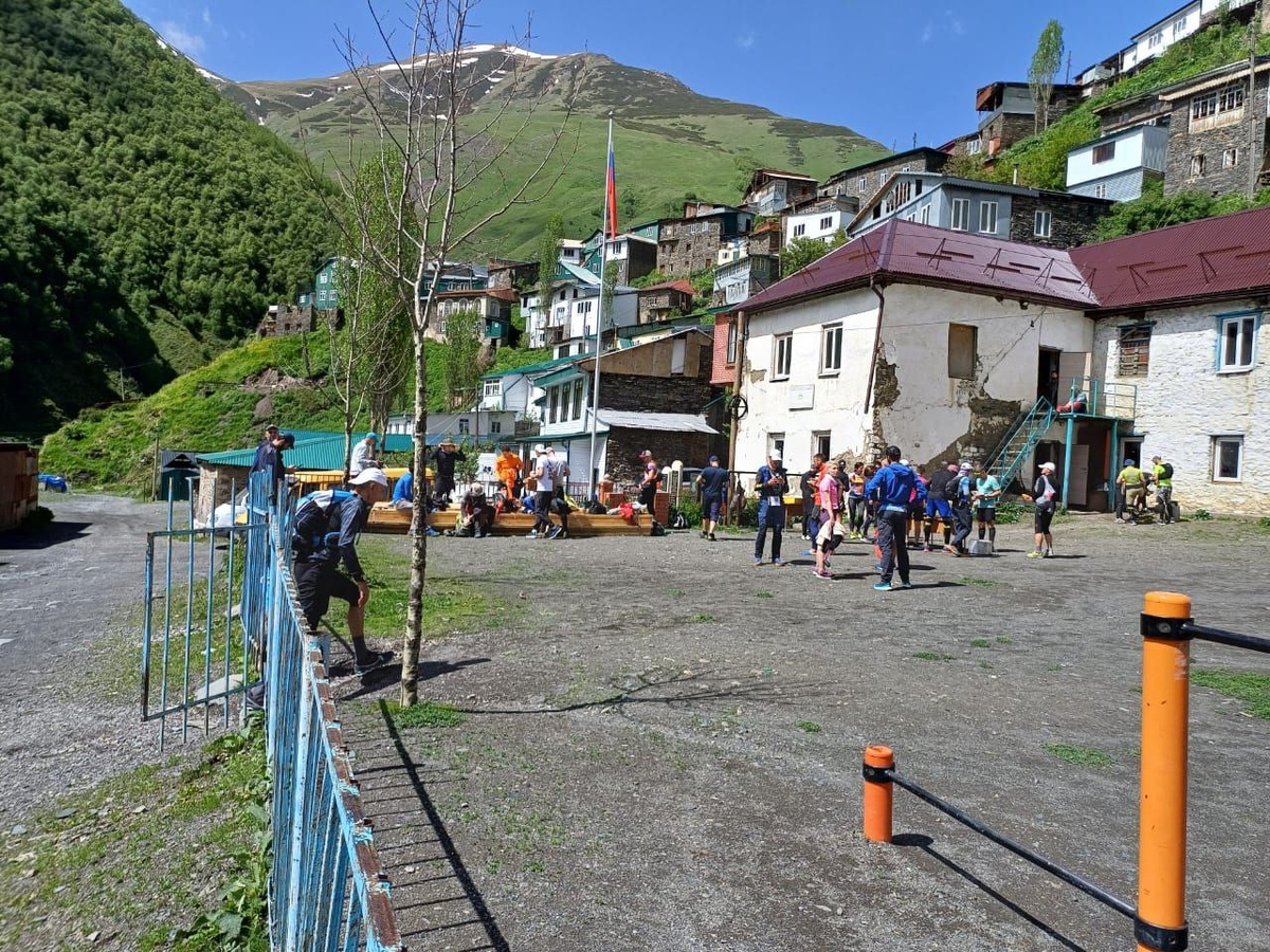 Село Камилух. За пару минут до старта.