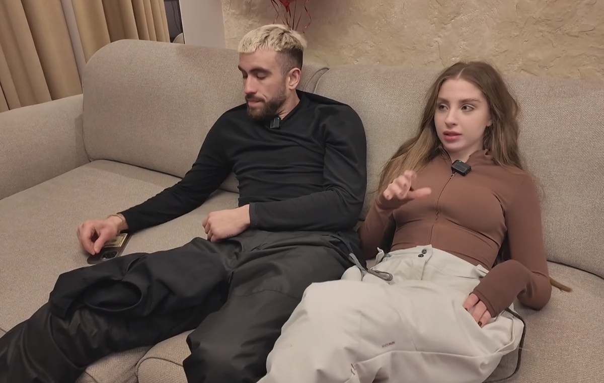 Игорь Григорьев и Катя Квашникова (фото из эфира на «Okko»)