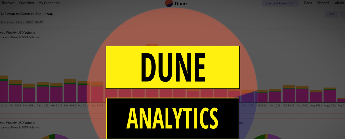Дэшборды Dune Analytics