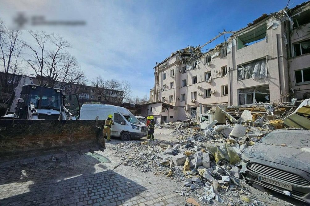   Последствия удара. Иллюстрация: соцсети.