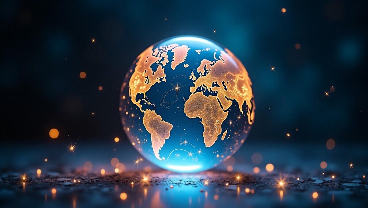 **«Земля в натальной карте: как понять свои корни и вырасти 🌍.«Познать себя — значит найти точки опоры даже на слабых планетах». Авторская цифровая иллюстрация. Ваша карта — это не судьба, а карта возможностей. Какие "корни" мешают вам двигаться вперёд? Обсудим в комментариях! 💬**