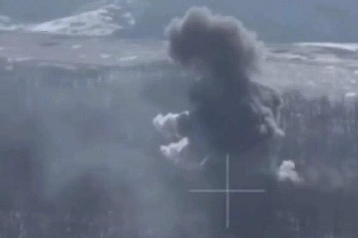    Удар по ВСУ в Курской области.