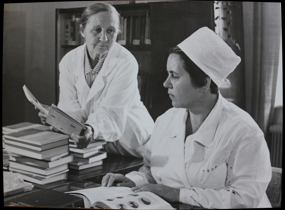 О.Ф. Фисенко в разные годы работы на Армавирской биофабрике