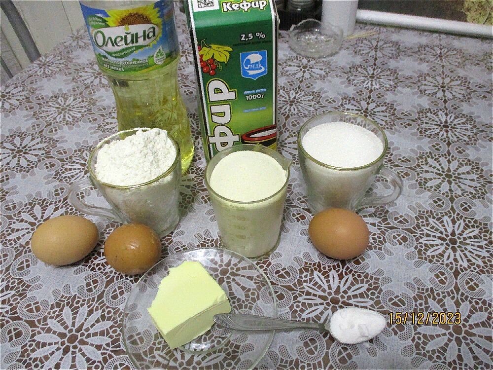    Необходимые продукты