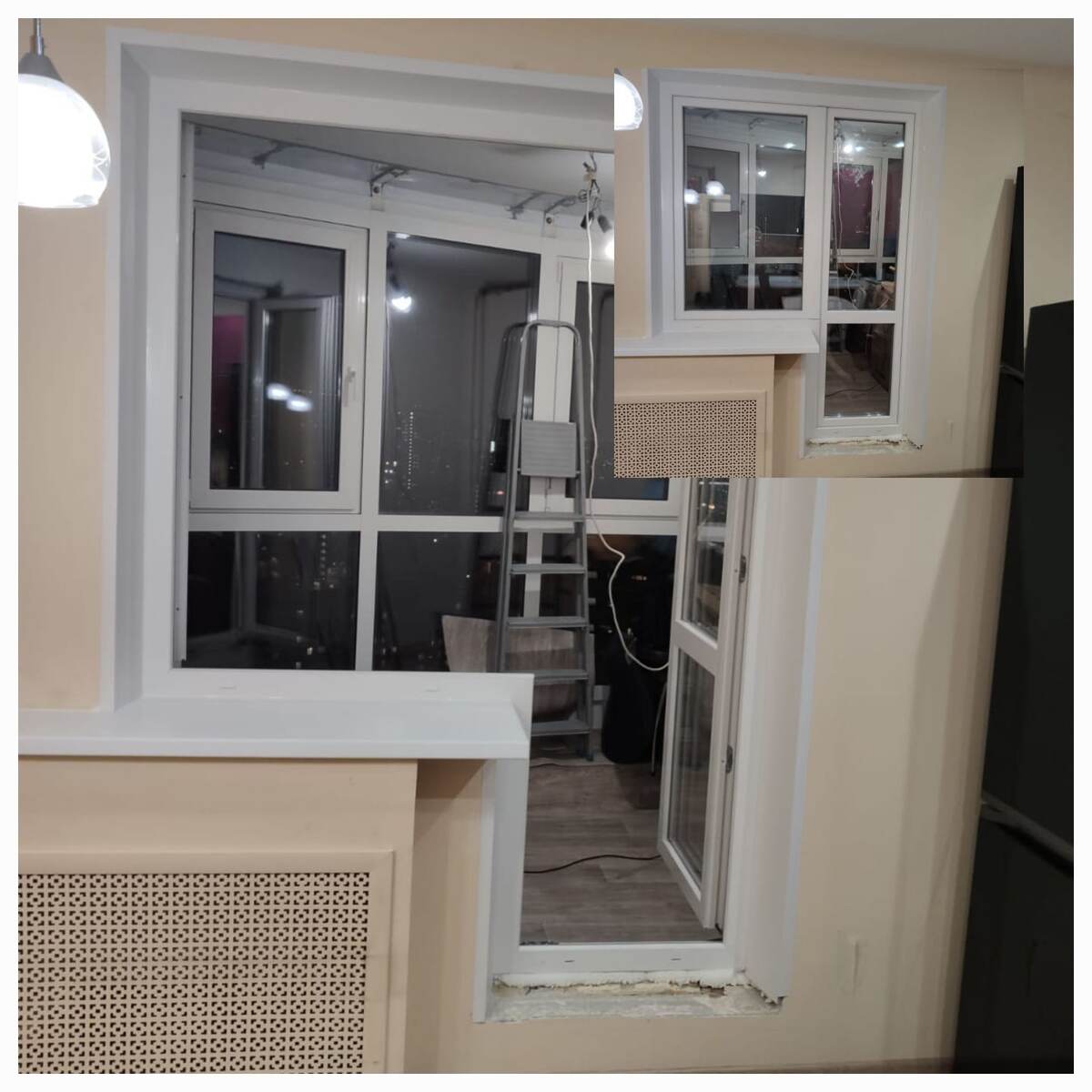 "Обычный" балконный блок.