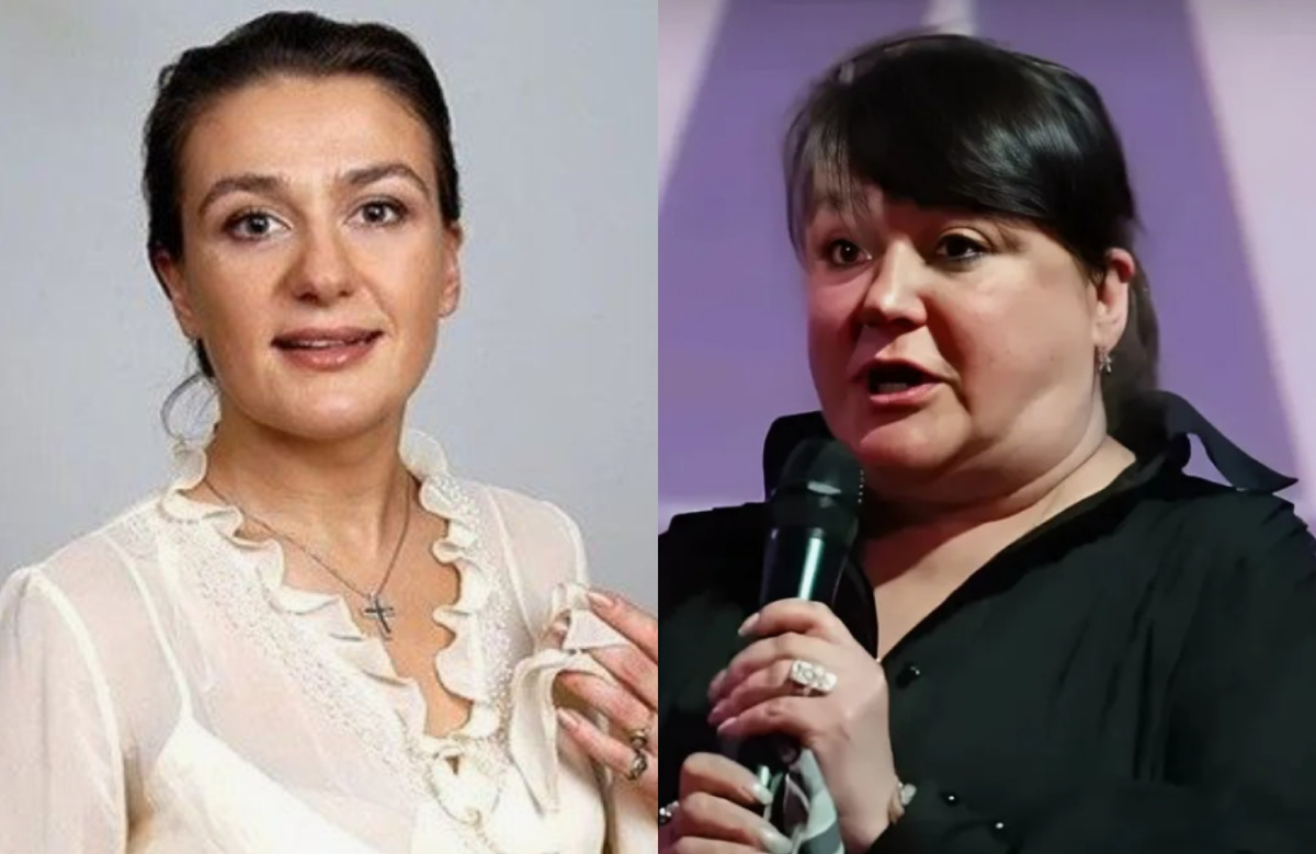 на фото Анастасия Мельникова раньше и сейчас 