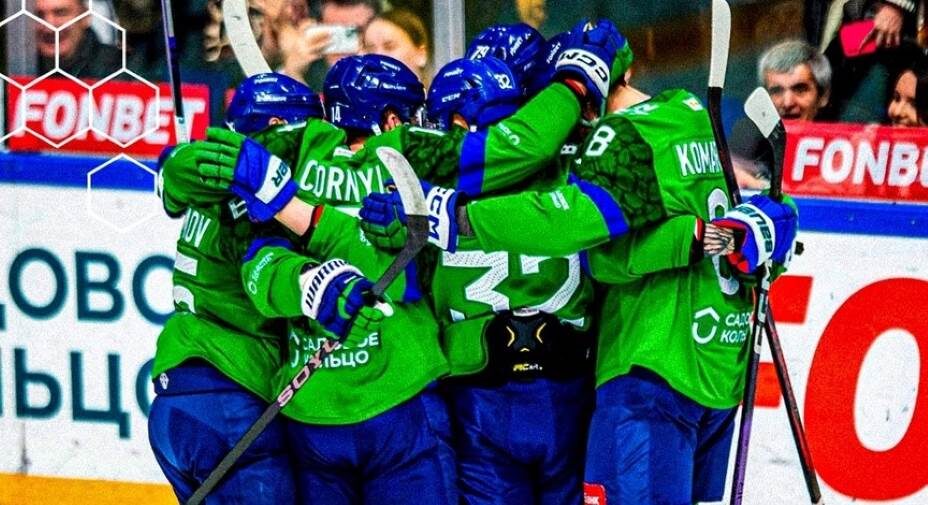    «Салават Юлаев» обыграл «Ак Барс» в «Зеленом дерби». Фото: Соцсети ХК «Салават Юлаев»