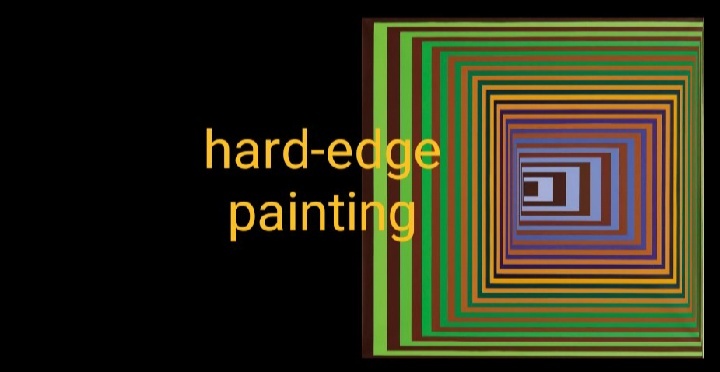 Hard-edge painting (живопись жёстких контуров) — живопись, которая содержит фигуры (часто, но не обязательно, геометрические) с резкими, чёткими контурами. Особенности стиля: экономия выражения, аккуратная поверхность, лишённая случайностей, богатство цвета, нанесённого в чётко очерченных областях, и нереляционное расположение форм по всему холсту.
