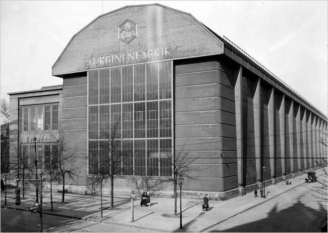 AEG Turbinenfabrik, Берлине, Германия (1910 гг.)