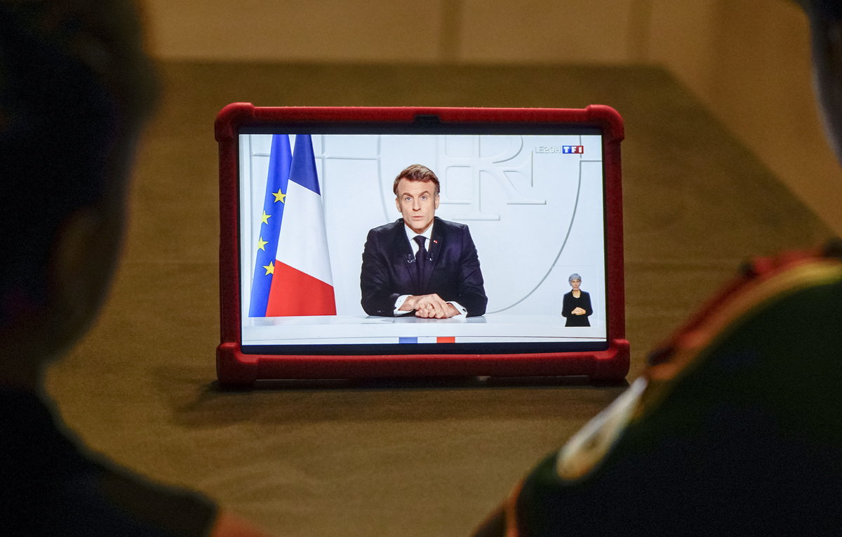    Президент Франции Эмманюэль Макрон  Frédéric Pétry / Hans Lucas via Reuters Connect