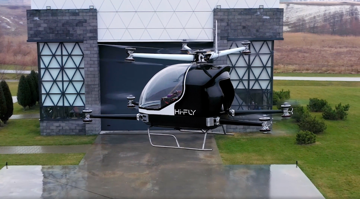 Аэротакси компании «Транспорт Будущего»