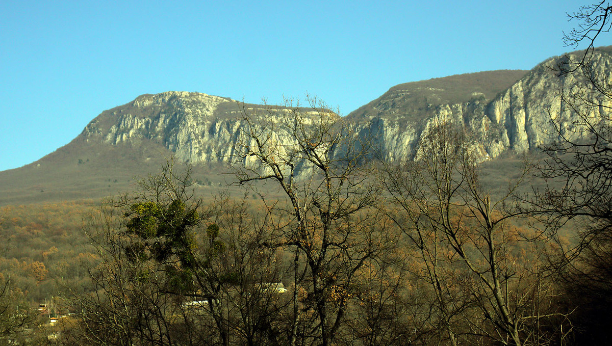 Массив Бойка. Фотография снятая в феврале 2019-го года