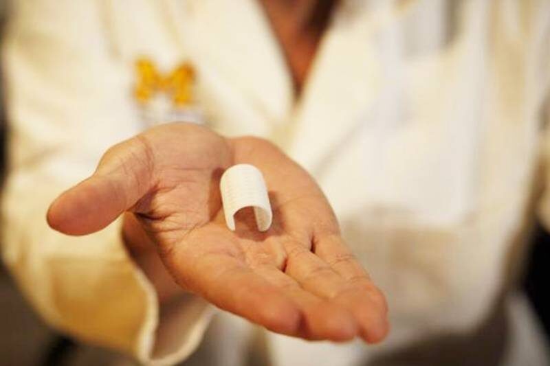 3D-печатные биорезорбируемые устройства созданы для лечения детей с редким и опасным для жизни заболеванием дыхательных путей - трахеобронхомаляцией. Источник: Siani Johnson, Michigan Medicine