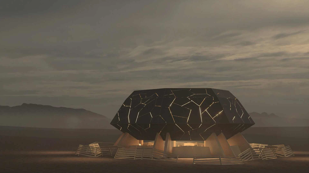 Мигель Арраис представил проект The Temple of the Deep для Burning Man 2025  