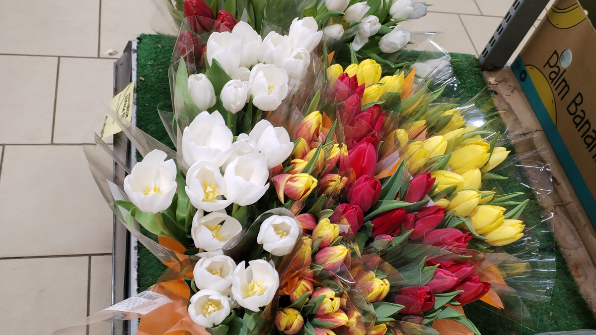 Везде цветы. 