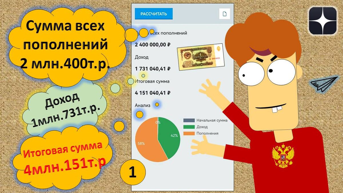 Инвестиционный калькулятор