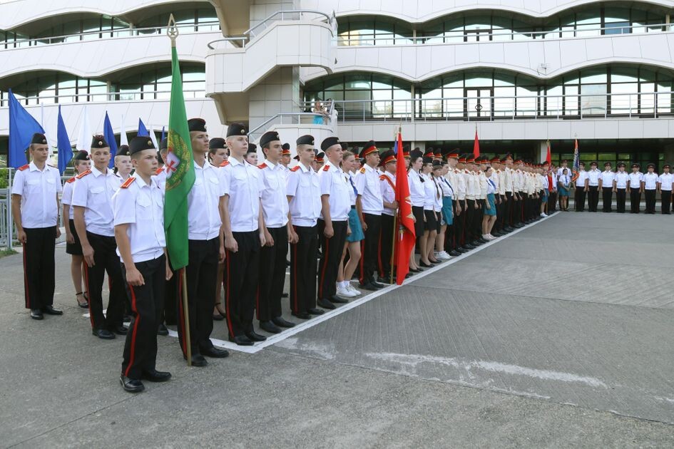 Патриотическая смена Союзного государства во Всероссийском детском центре «Орленок» в 2024 году. Фото: soyuz.by