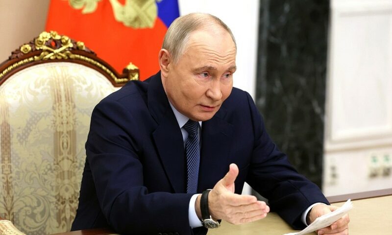    Владимир Путин. Фото пресс-службы Кремля