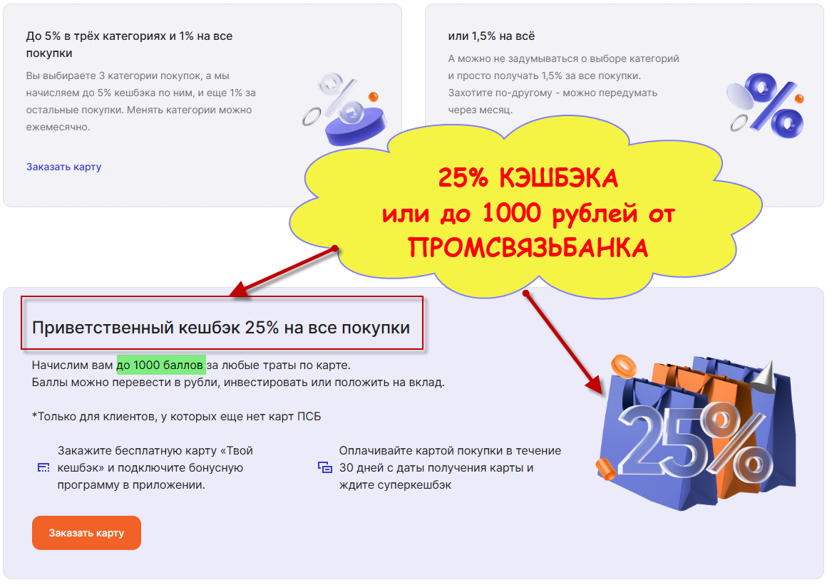 Скриншот автора канала. Источник Промсвязьбанк. 
