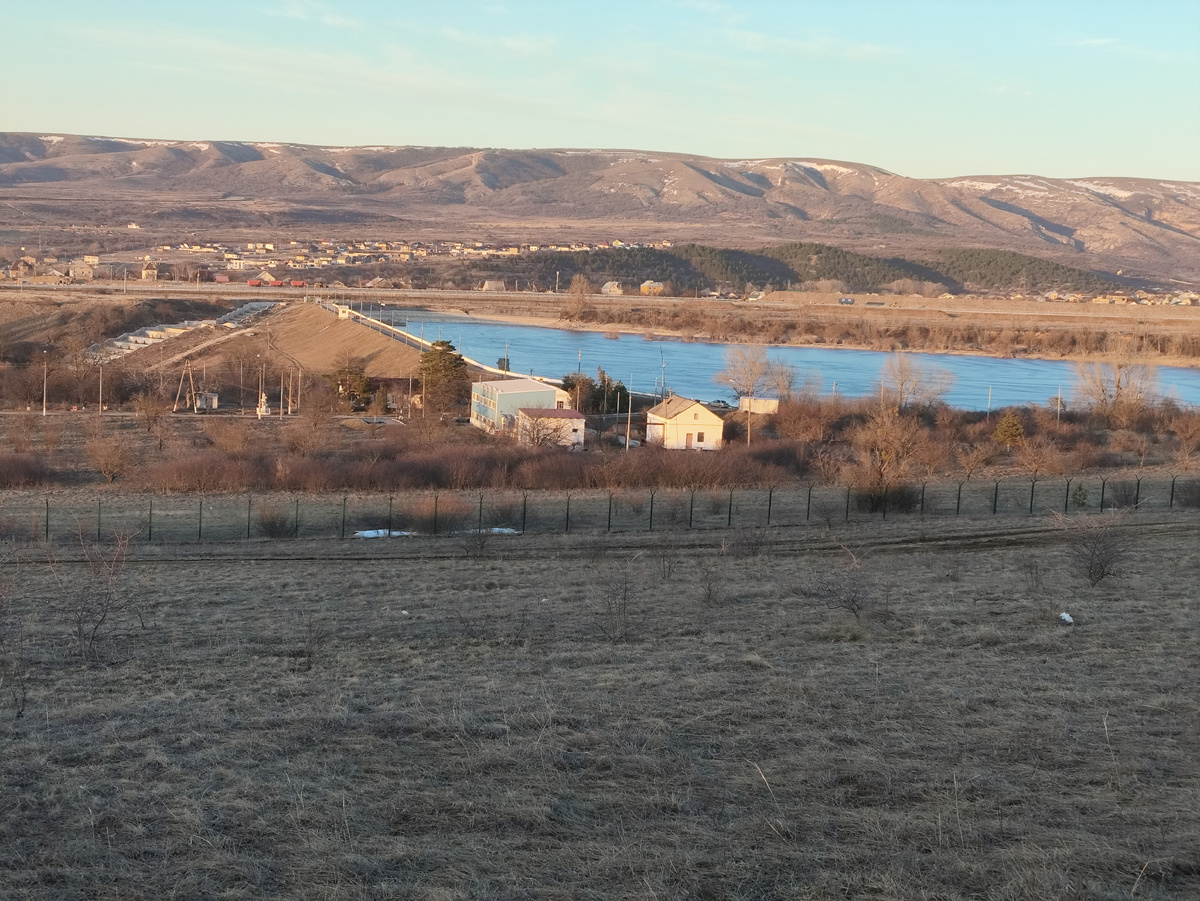 Стало видно Аякское водохранилище